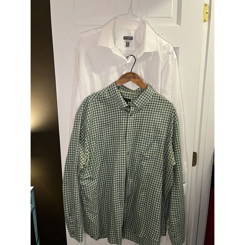 Lot Of 2 Van Heusen Button Down Shirts XXL